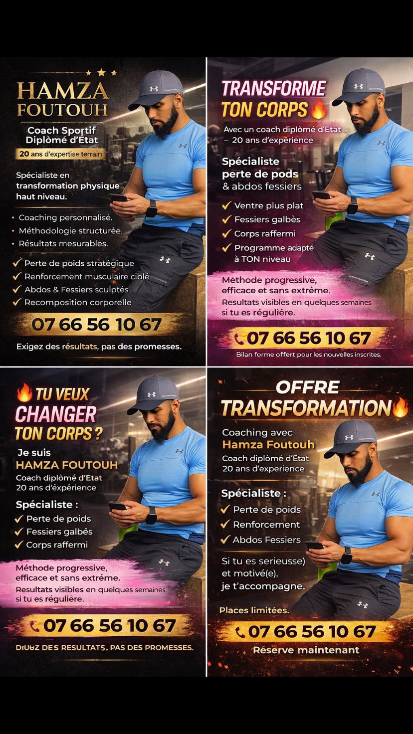 Hamza Foutouh — Coach diplômé d'État
